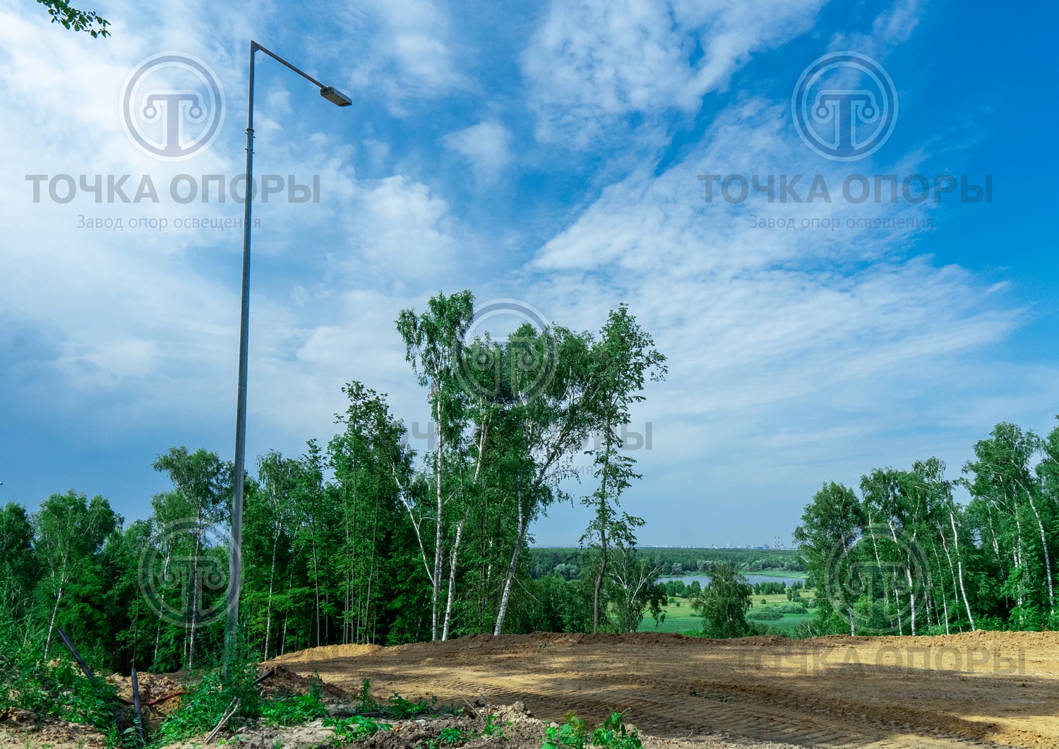 Поставка в город Казань, для лыжно-биатлонного комплекса, опор ОГК-7 